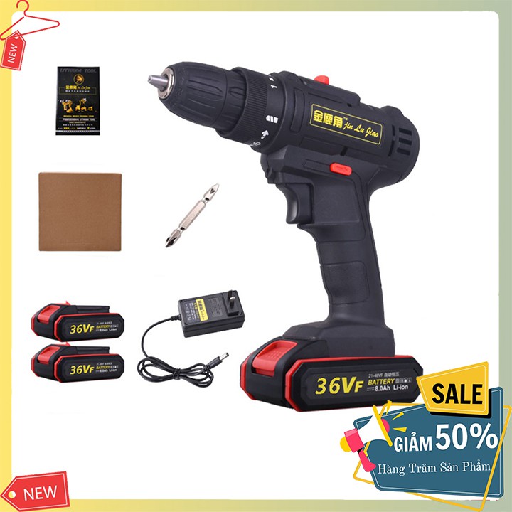Máy Khoan Pin Cầm Tay 36V Lõi Đồng (Chính Hãng)