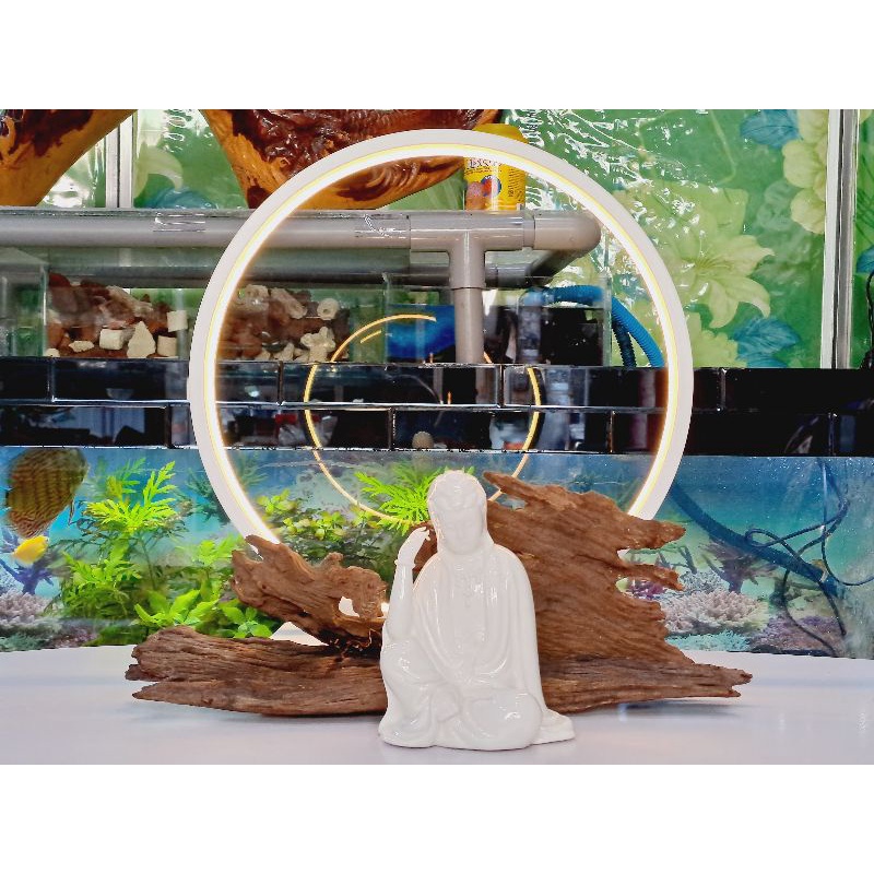 KỆ ĐÈN  HÀO QUANG TRANG TRÍ H-30CM