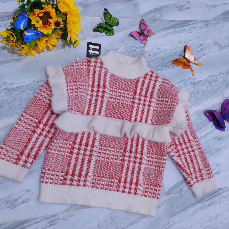 Áo len lông thỏ của bé chọn trên live