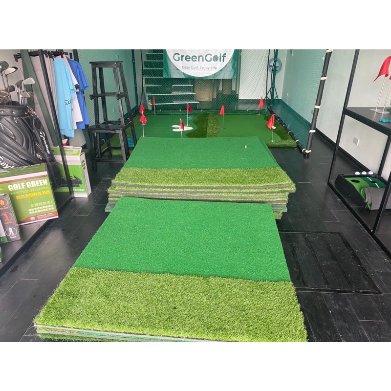 Thảm golf thảm Swing 150 có cỏ chip ( cao su dày 2cm)