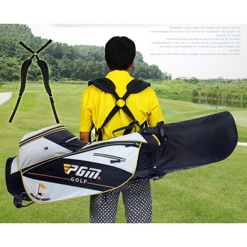 TÚI ĐỰNG GẬY GOLF CHÂN CHỐNG - PGM GOLF STANDARD BAG - QB026