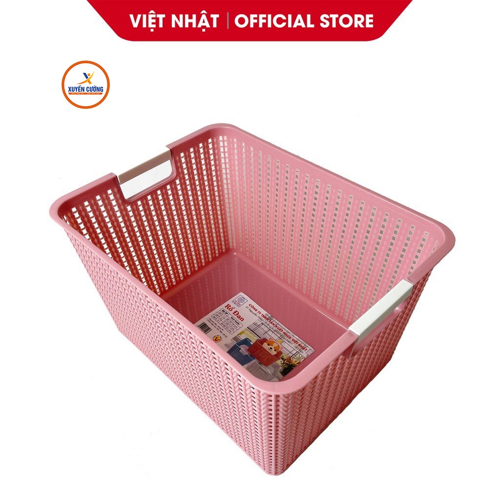 rổ đan mây đa năng tiện lợi nhựa việt nhật 3 kích thước No 3415