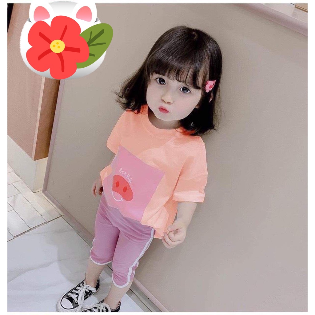 Lyvyshop - (Cotton SG chính phẩm) Bộ quần áo bé gái siêu dễ thương từ 09-28kg