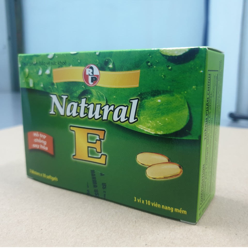 Viên uống Vitamin, Chống lão hóa, chống oxi hóa ,làm đẹp da NATURAL E 400 - Medibeauty Hộp 30 viên. | BigBuy360 - bigbuy360.vn