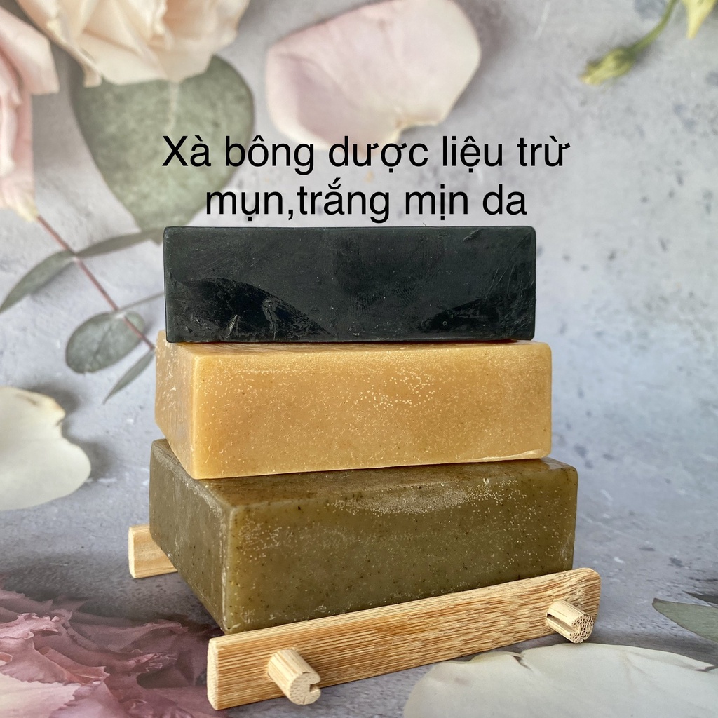 Xà Bông Tự Nhiên handmade bồ hòn dược liệu hsd 18 tháng có giấy chứng nhận an toàn GIÁ ƯU ĐÃI