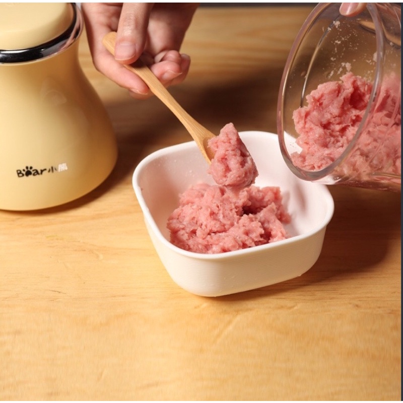 Máy Xay Đồ Ăn Dặm Cho Bé, Xay Sinh Tố, Xay Thịt Đa Năng Bear QSJ-B02U2 Dung Tích 0.6L Hàng Chính Hãng