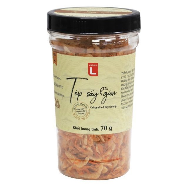 Mực rim me / Mực ngào đường / Chà bông cá hồi / Tép sấy giòn / Cá mai sấy giòn / Cá chỉ vàng cháy tỏi Choice L 90g/ 100g