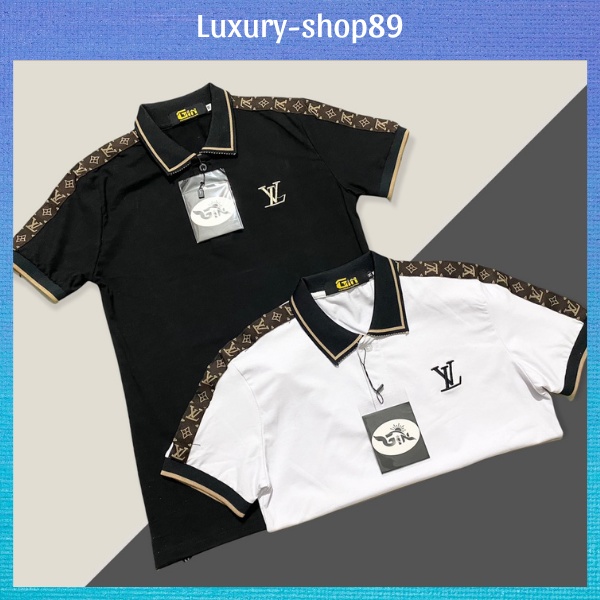 Áo thun nam FREESHIP áo thun polo, chạy sọc tay, vải cotton cao cấp thời trang Luxury-shop89 LXTP01