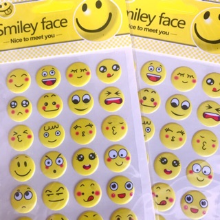 1 Miếng Sticker Nổi Icon Cảm Xúc