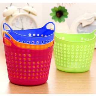 sọt giỏ nhựa mini đựng đồ để bàn 10.5cm