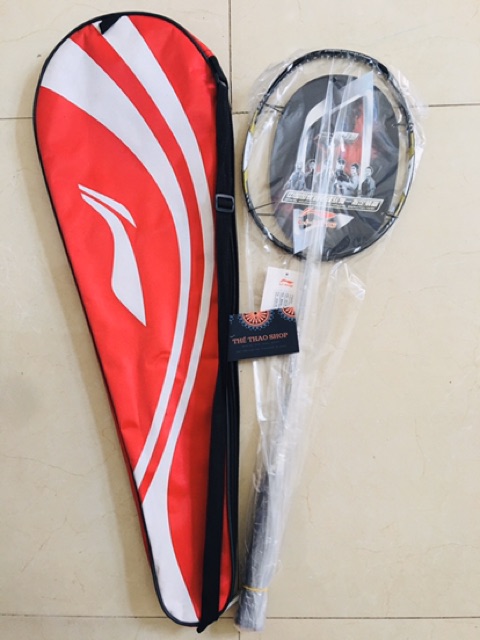 Vợt Khung Cacbon Li-ning cao cấp 3 QUÀ TẶNG (1 lần căng cước + 1 cuốn cán vợt chống trượt + bao đựng vợt cao cấp)