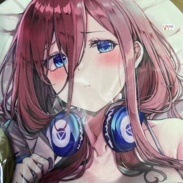 Miếng lót chuột máy tính in hình cô gái anime 3D gợi cảm