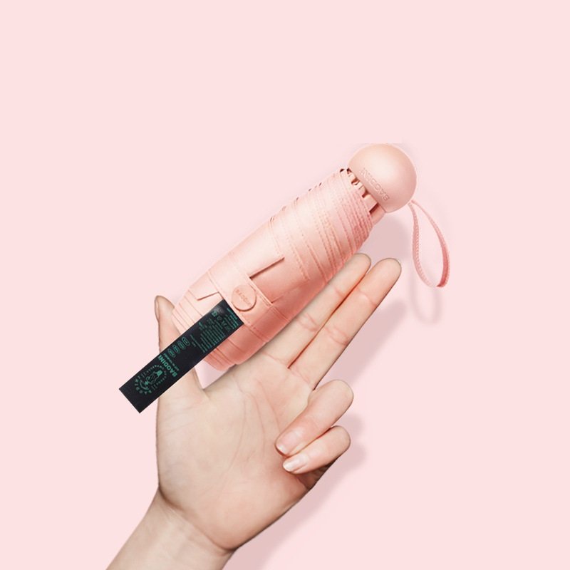 Dù che mưa ô che nắng gấp gọn mini phủ lớp chống tia uv bảo vệ da hoạt tiết xinh xắn cao cấp ( TẶNG KÈM HỘP ĐỰNG)
