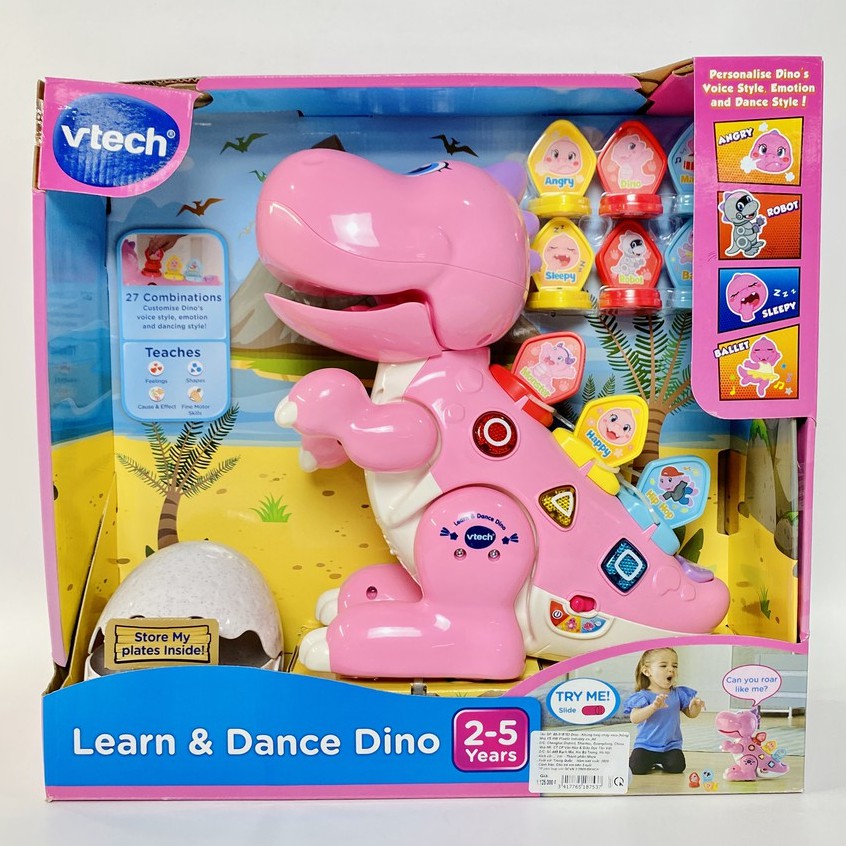 Đồ Chơi Trẻ Em Vtech - 80-518753 Dino - Khủng Long Nhảy Múa (Hồng)