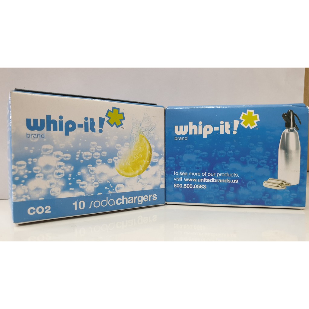 Gas làm soda Whip-it hộp 10 viên