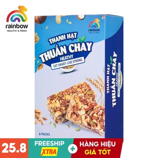 Thanh hạt thuần chay rainbow thanh ngũ cốc đồ ăn kiêng giàu dinh dưỡng có ích cho sức khoẻ