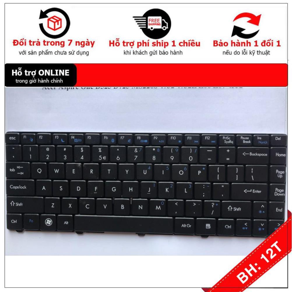 [BH12TH] Bàn phím cho ACER eMachines D525 D725 MS2268 4732Z 3935 Z06 Z07 NV44 NV40 4332 Hàng mới 100%