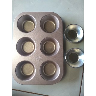 Khuôn 6 Cupcake chống dính
