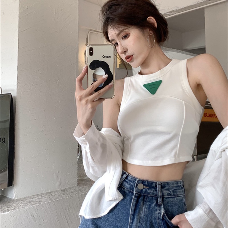 Áo hai dây thể thao SUXI có mút đệm ngực thời trang mùa hè quyến rũ cho nữ