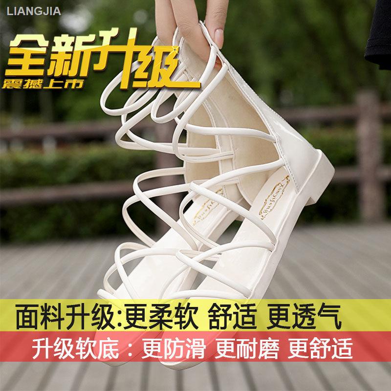 ✸Giày sandal chiến binh hở ngón đế bằng cổ cao thời trang mùa hè mới 2021 cho nữ