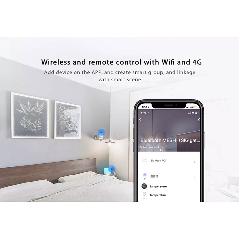 ⋐⋐ Tuya Smart Wireless Gateway Bluetooth MESH (SIG) Gateway SIG Bluetooth Gateway System 【nuuo】