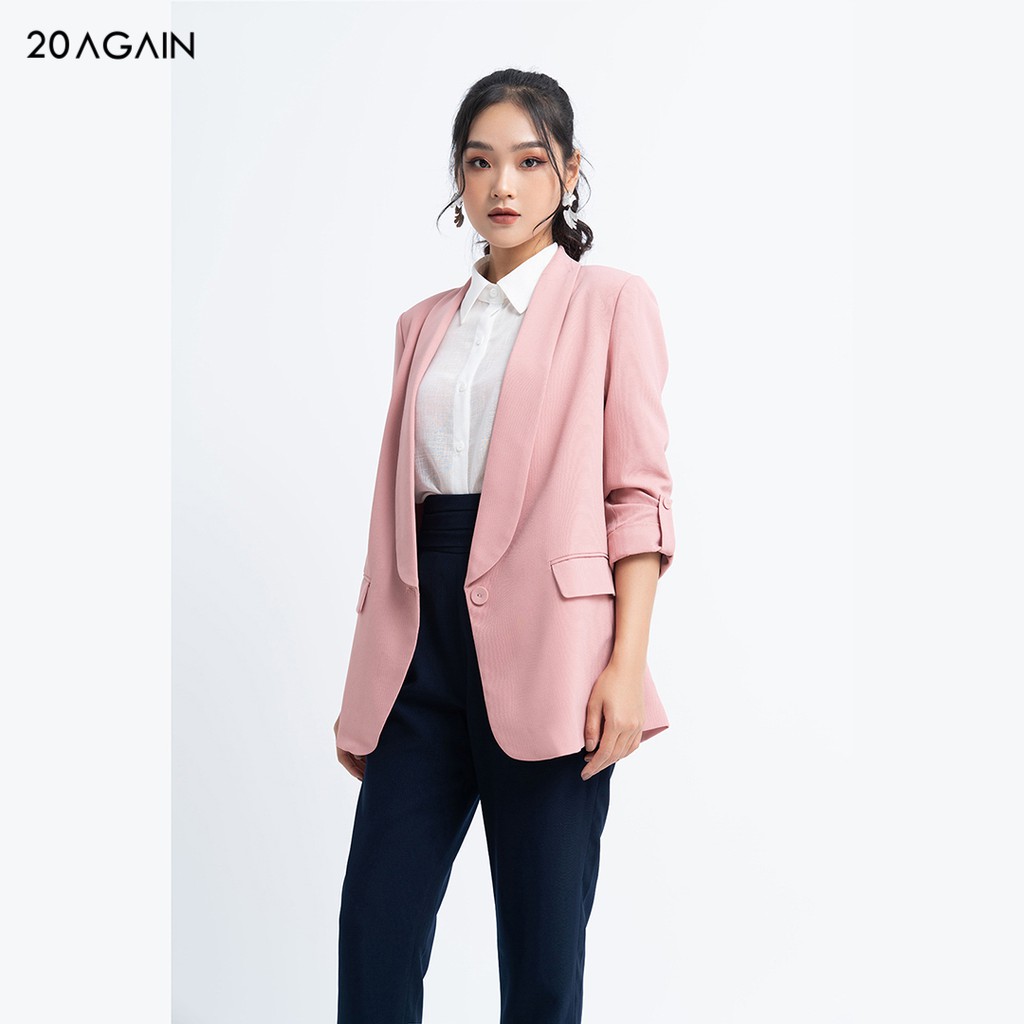 [Mã FAMALLT5 giảm 15% đơn 150k] Áo vest dài 2 lớp cổ sam - VDA0673 - 20 Again | BigBuy360 - bigbuy360.vn