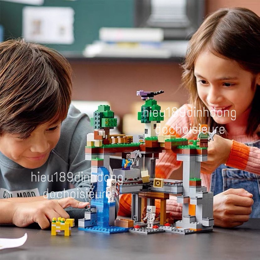 Lắp ráp xếp hình non Minecraft My World Cuộc phiêu lưu đầu tiên 60106 21169