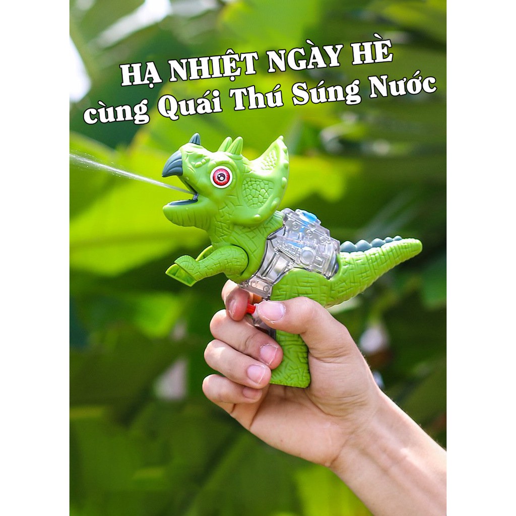 Súng nước khủng long phun nước Boba Store Đồ chơi vận động ngoài trời cho bé mẫu 2021 - GIAO MẦU NHẪU NHIÊN