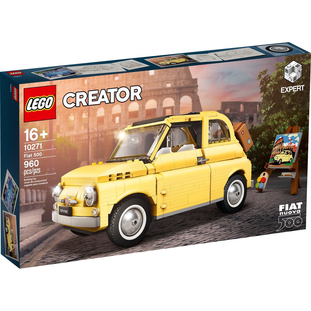 [Có sẵn] Đồ Chơi Lắp Ráp LEGO CREATOR Xe Fiat 500 10271