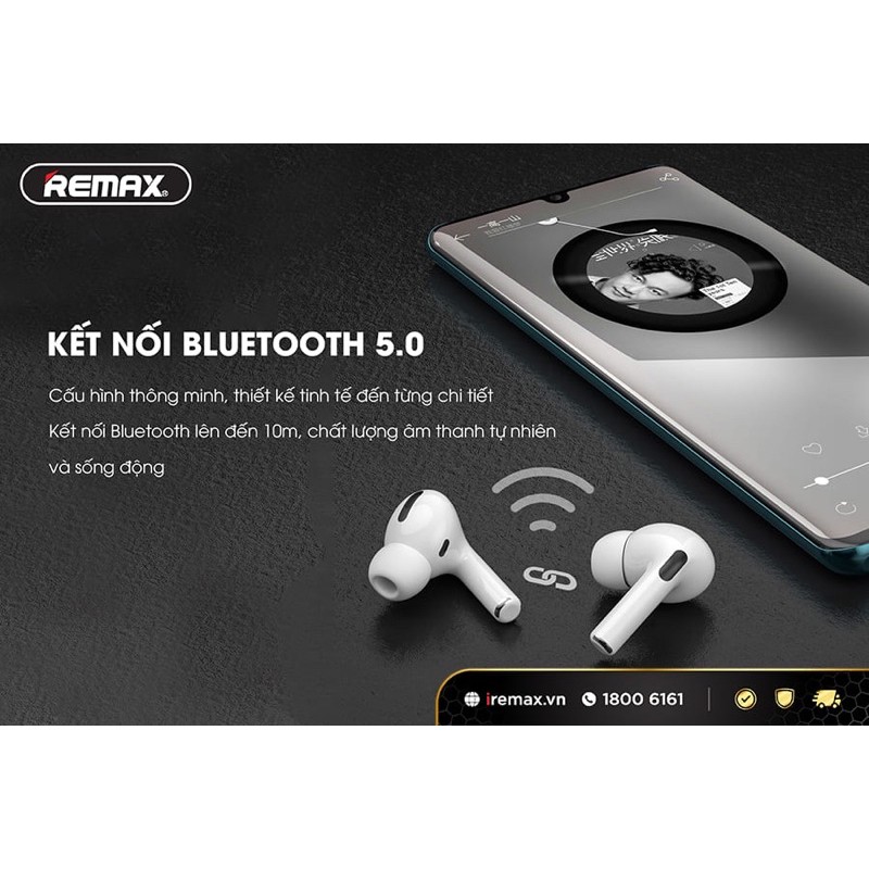 Remax Tai nghe Bluetooth chống ồn hoàn hảo WK A7 - White