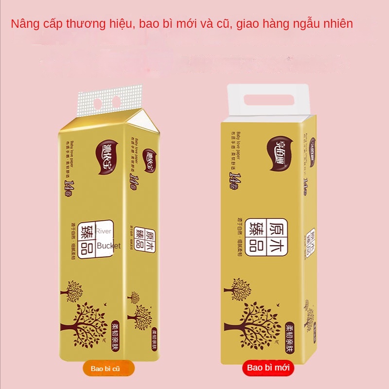 Cuộn Giấy Vệ Sinh Bằng Bột Gỗ Ttm053