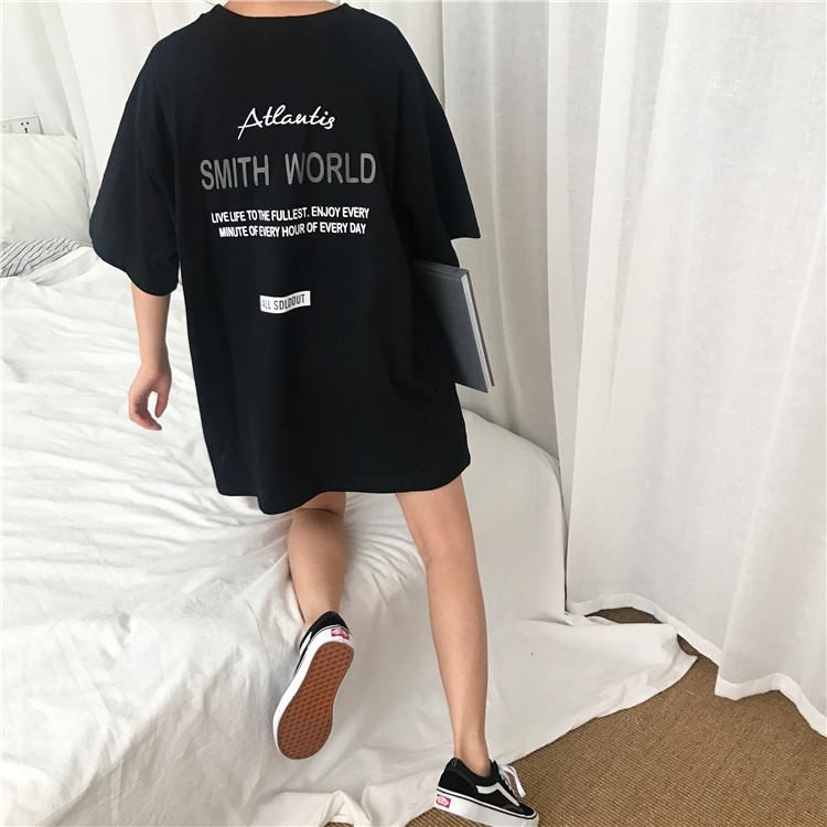 [FREESHIP] Áo Thun 💖 Tay Lỡ Form Rộng Unisex Nam Nữ 💖 Phong Cách Ulzzang Hàn Quốc ATLANTIC SMITH WORLD - Ảnh thật ở cu | BigBuy360 - bigbuy360.vn