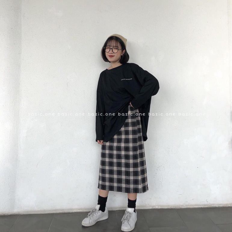 Áo thun nam nữ thêu chữ niceday form rộng oversize đẹp kiểu tay dài hàn quốc unisex DUKO FASHION AT30