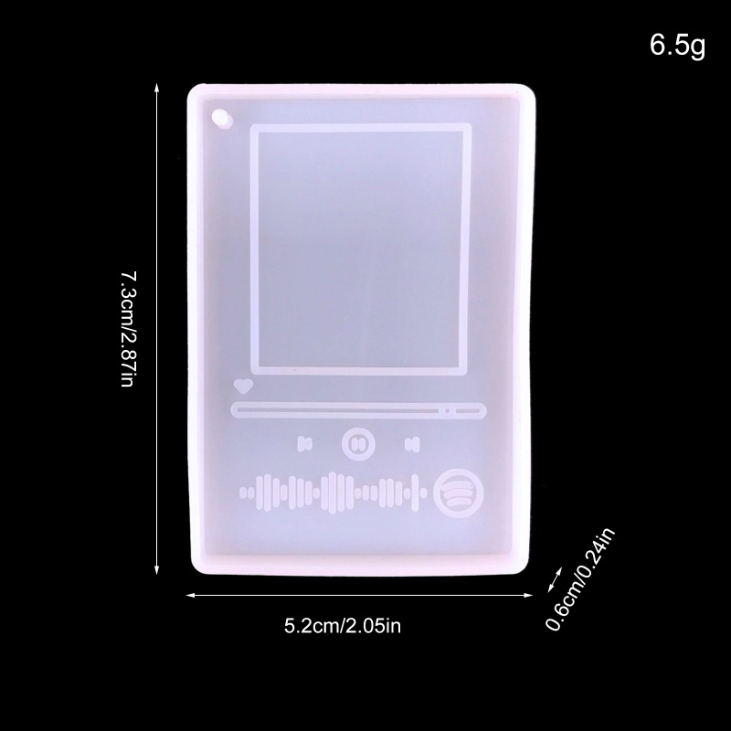 Khuôn Silicone Làm Mặt Dây Chuyền Hình Nốt Nhạc
