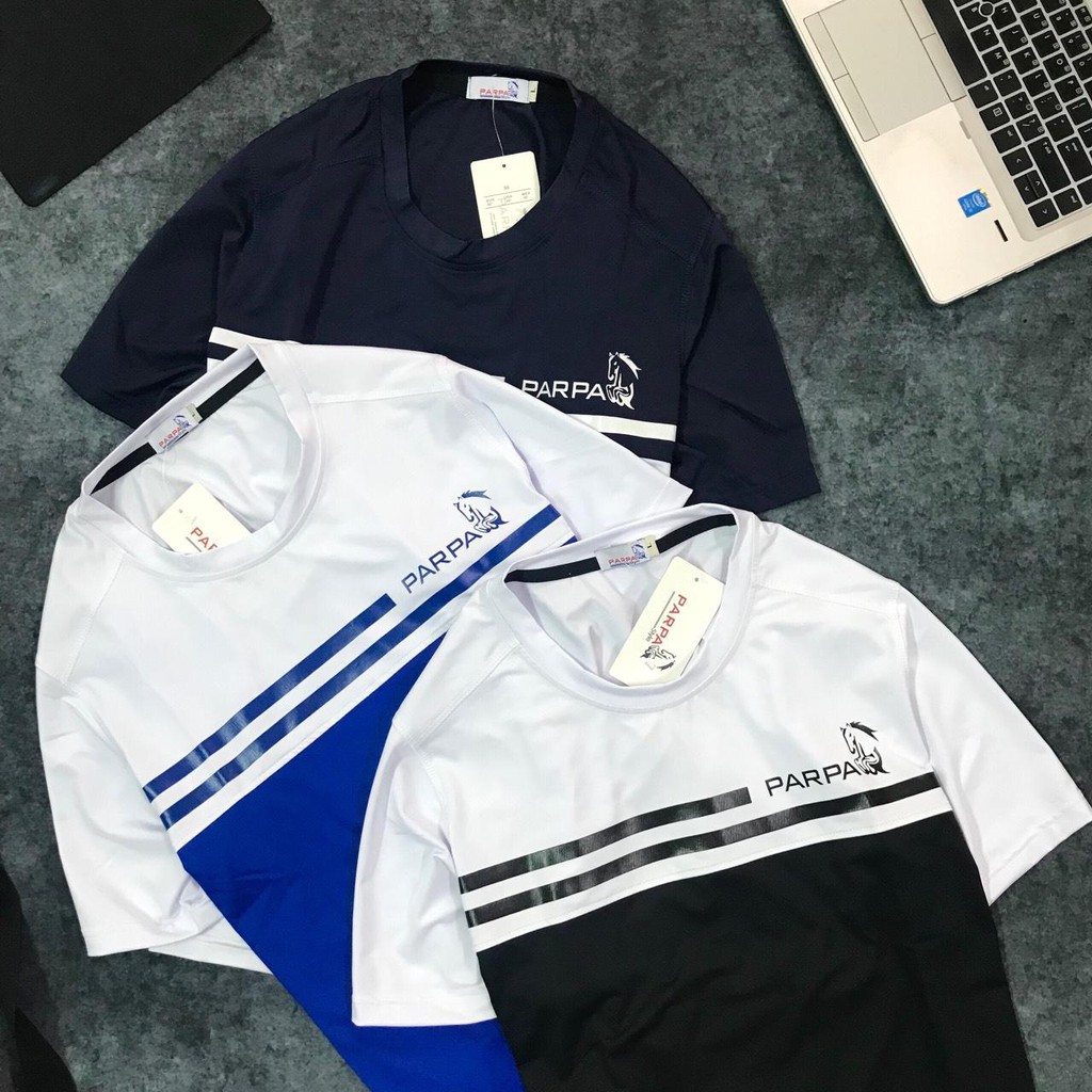 Áo thun nam thể thao Parpa cổ tròn