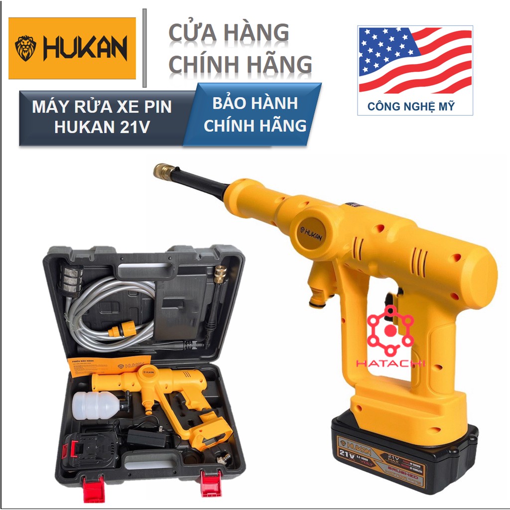 Máy rửa xe pin Hukan