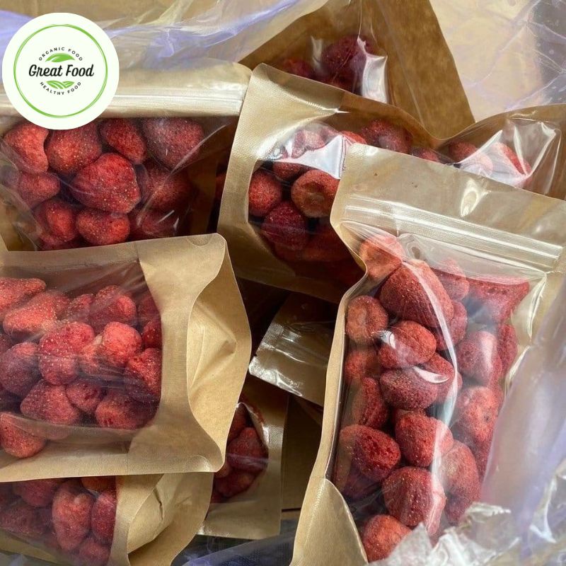 Dâu tây sấy lạnh Great Food - Gói 50gr & 100gr