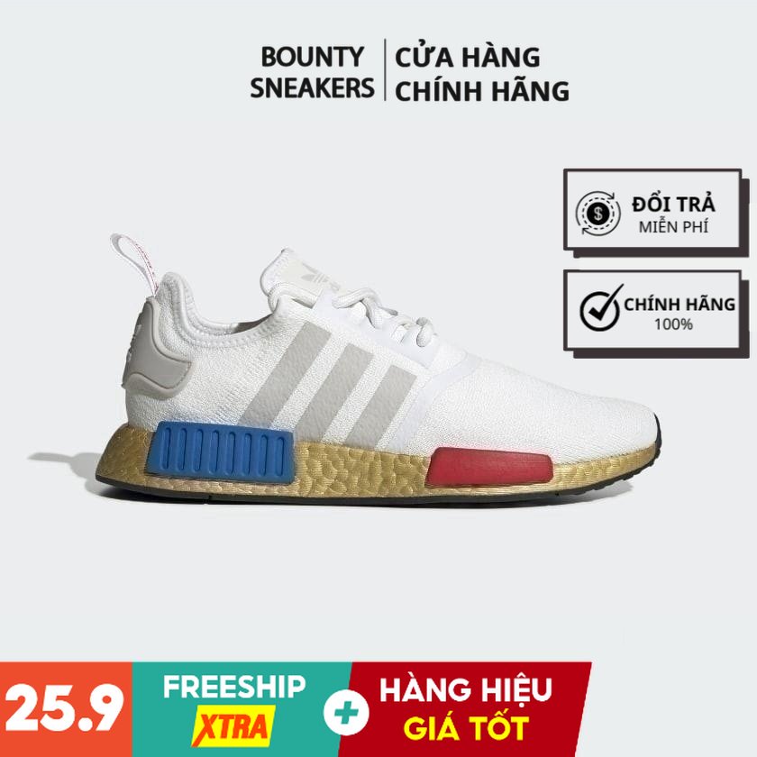 Giày NMD R1 "Cloud White/Golden Boost" FV3642 - Hàng Chính Hãng - Bounty Sneakers