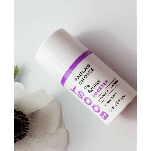 Tinh Chất 1% Retinol Booster Paula's Choice 15ml Chống Lão Hóa Đều Màu Da Cải Thiện Nếp Nhăn [HÀNG NHẬP KHẨU CHÍNH HÃNG]