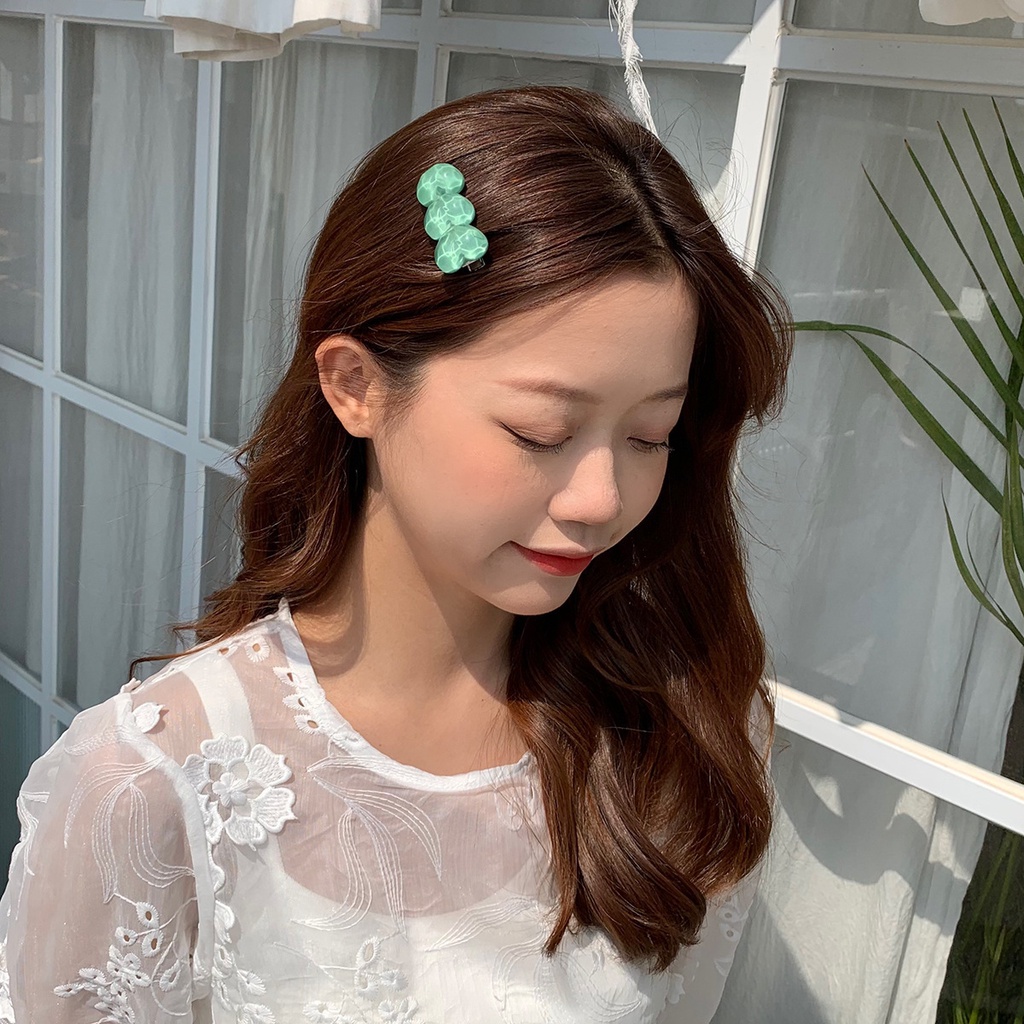 Kẹp tóc nữ hình trái tim xinh xắn đáng yêu