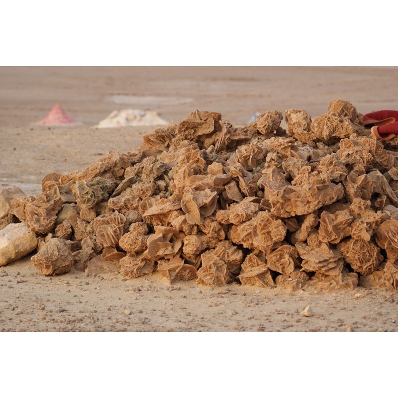 01 pc Raw Desert Rose Stone Selenite Đá Thô Hoa Hồng Sa Mạc