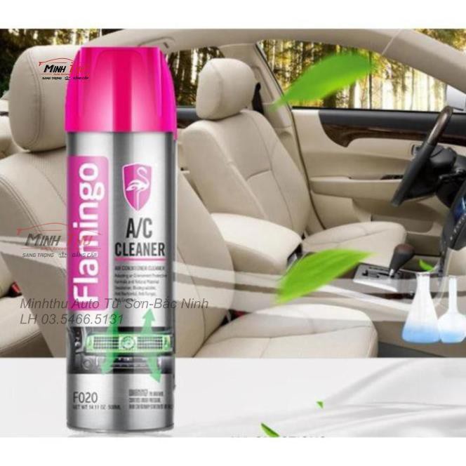 Bình Xịt Vệ Sinh Khử Mùi Hôi Điều Hòa Ô Tô Flamingo F020