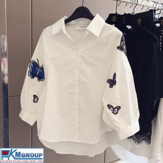 Áo sơ mi nữ tay hình bướm  - 15230