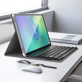 BAO DA Bàn phím cho Samsung Galaxy Samsung Tab S6 10.5 Inch 2019 SM-T860/SM-T865, CHẤT LIỆU Da PU cao cấP
