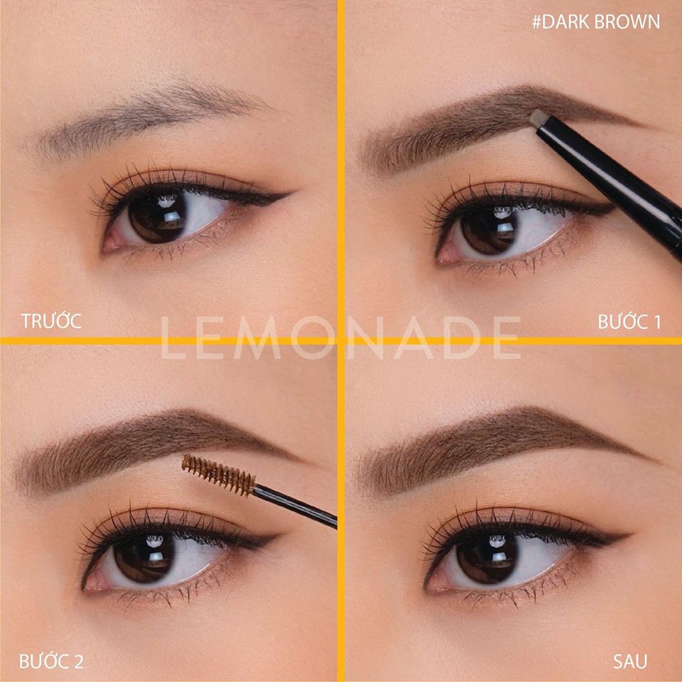 LEMONADE WANT IT GOT IT DUAL EYEBROW - CHÌ KẺ MÀY HAI ĐẦU CHO LÔNG MÀY HOÀN HẢO