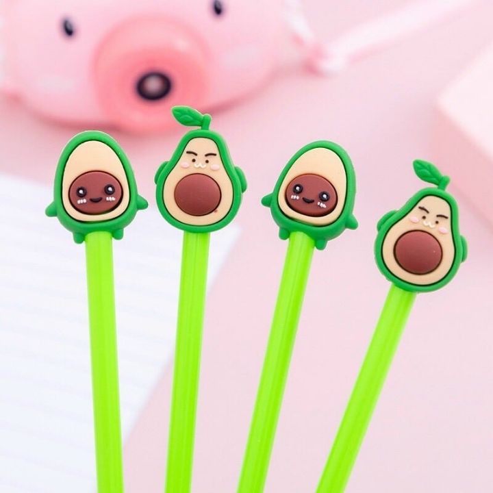 Bút Gel Mực Nước Bút nước Hình Trái Bơ Mực Đen đẹp dễ thương siêu cute Nhiều Mẫu giá rẻ