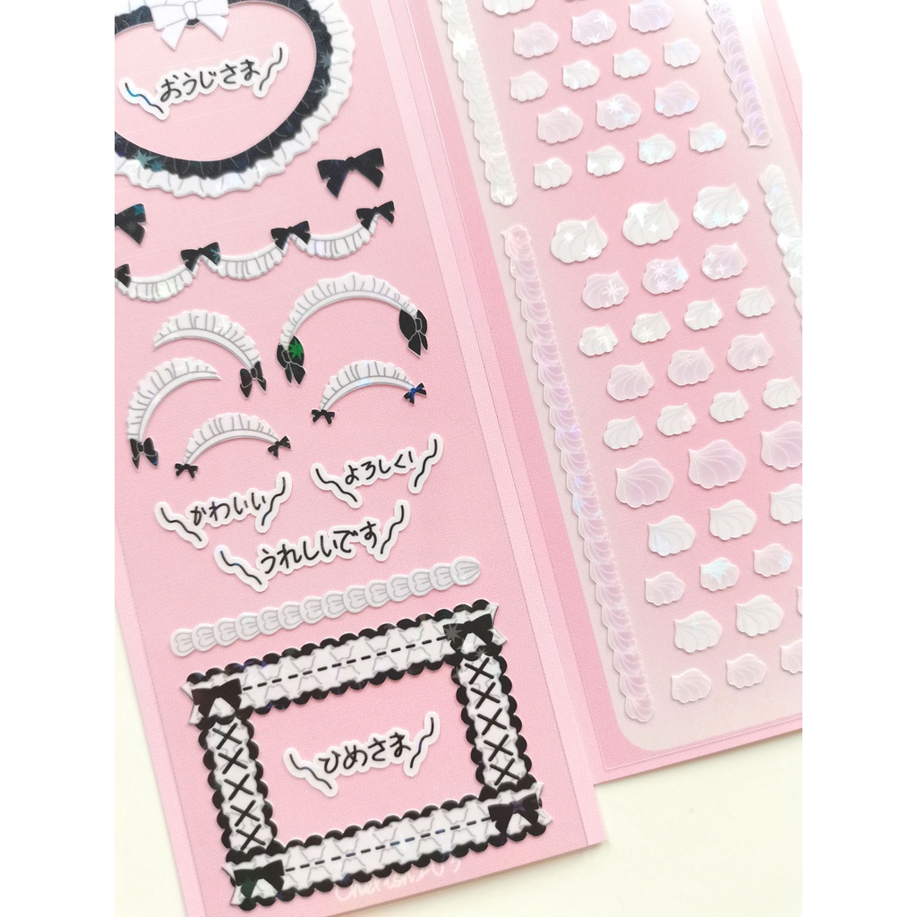 Miếng Dán Trang Trí Hình Ngôi Sao Phối Ren Đính Nơ Chống Thấm Nước