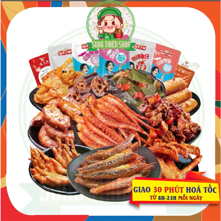 ⭐SET 20 món ăn vặt cay tự chọn ⭐Song.Thien.Shop✅