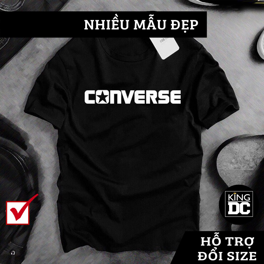 Áo Thun Tay Ngắn Cổ Tròn KING DC In Hình CONVERS Cực Chất Chất Vải Đẹp Thoáng Mát Thời Trang Nam Nữ Siêu HOTT