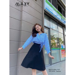 ÁO - BLUE FLORAL